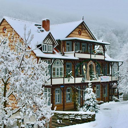 Pension Kurhausblick Bad Suderode Buitenkant foto