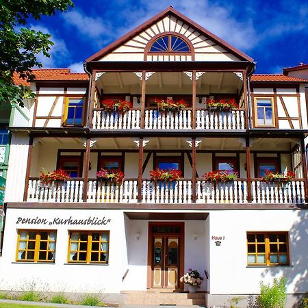 Pension Kurhausblick Bad Suderode Buitenkant foto