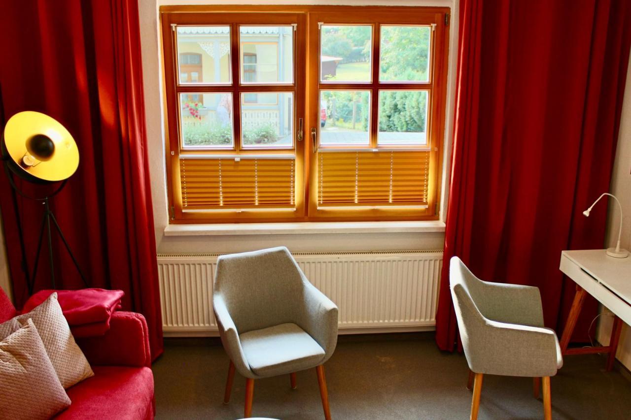 Pension Kurhausblick Bad Suderode Buitenkant foto