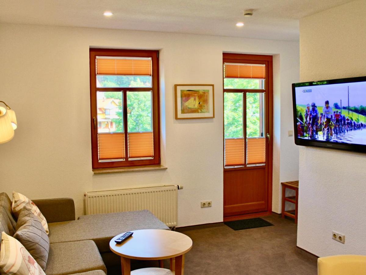 Pension Kurhausblick Bad Suderode Buitenkant foto
