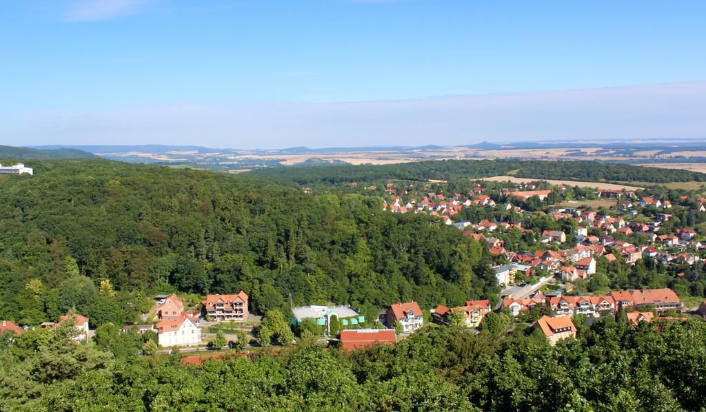 Pension Kurhausblick Bad Suderode Buitenkant foto
